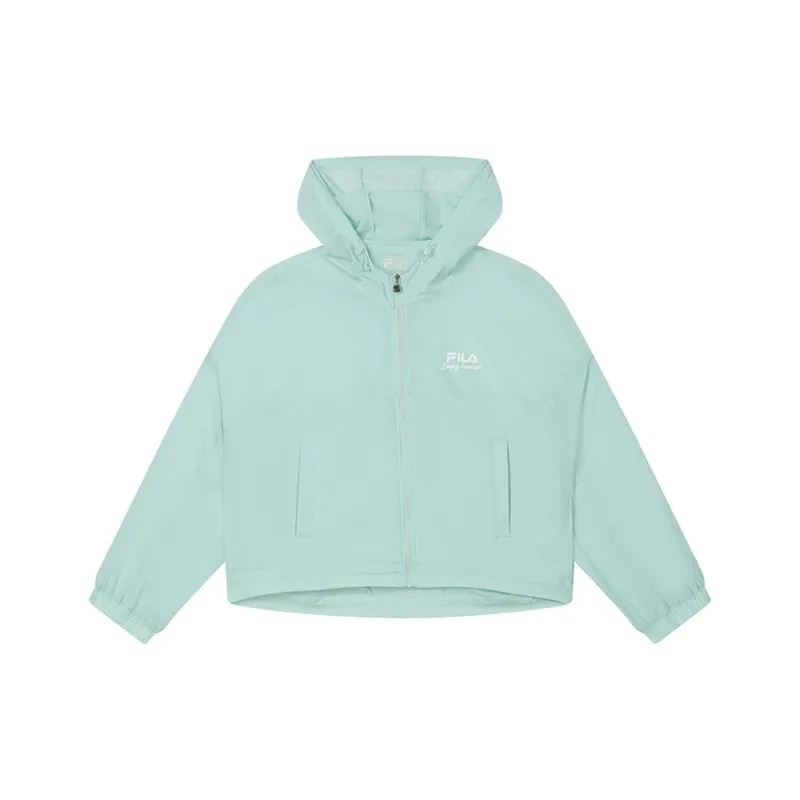 FILA Jackets Women's Drip Aqua Green-0