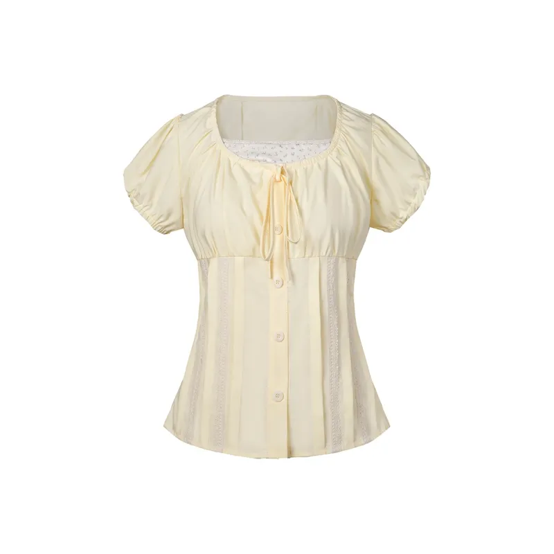 NTOT Shirt Women's Light Yellow-0