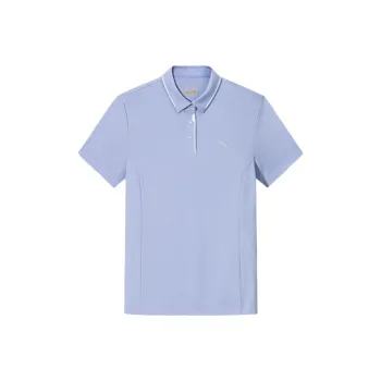 Anta Variety Training Collection Polo Shirt Women's Twilight Ice Blue