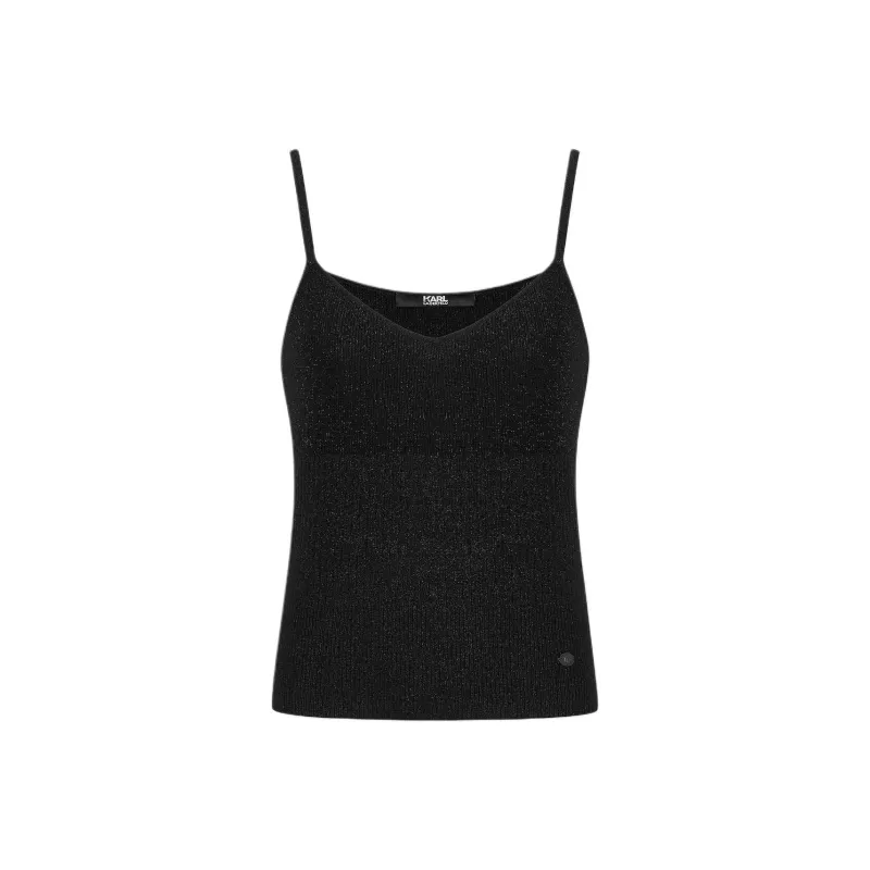 KARL LAGERFELD SS24 Camisole Women's Black-0