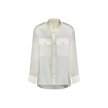 KHAITE Missa Silk Shirt