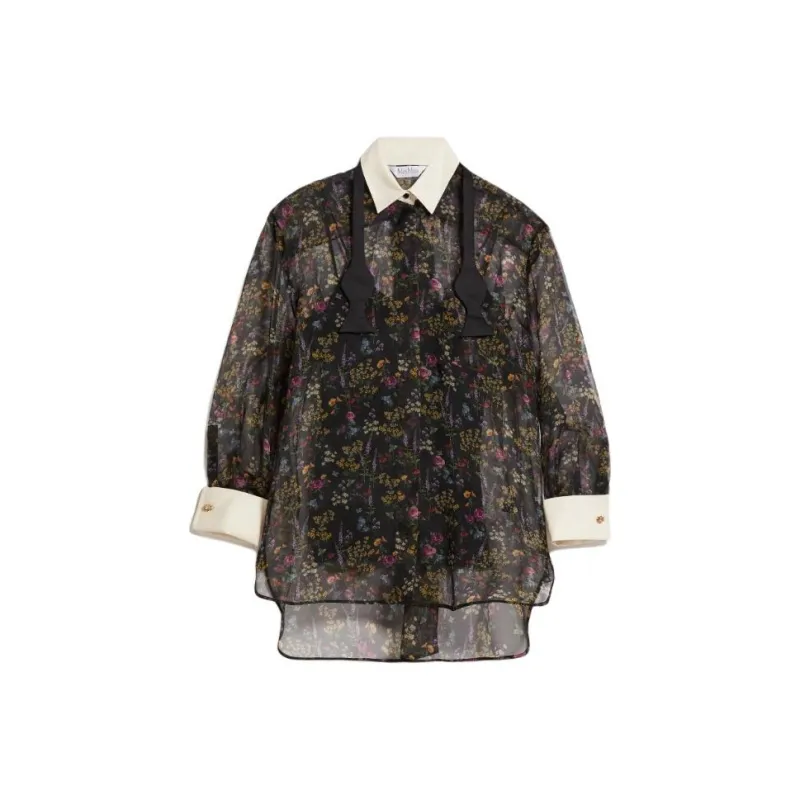 MaxMara SS25 Shirt Women's Black-0