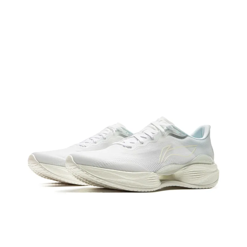 LiNing Super Light 22 Cushioning, Slip Resistant, Lightweight Low Top Racing Running Shoes Men's White-2