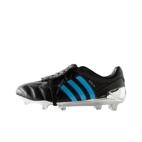 KITH x Adidas Predator Mania Anti Slip Wear Resistant Soccer Shoes Unisex Black Blue