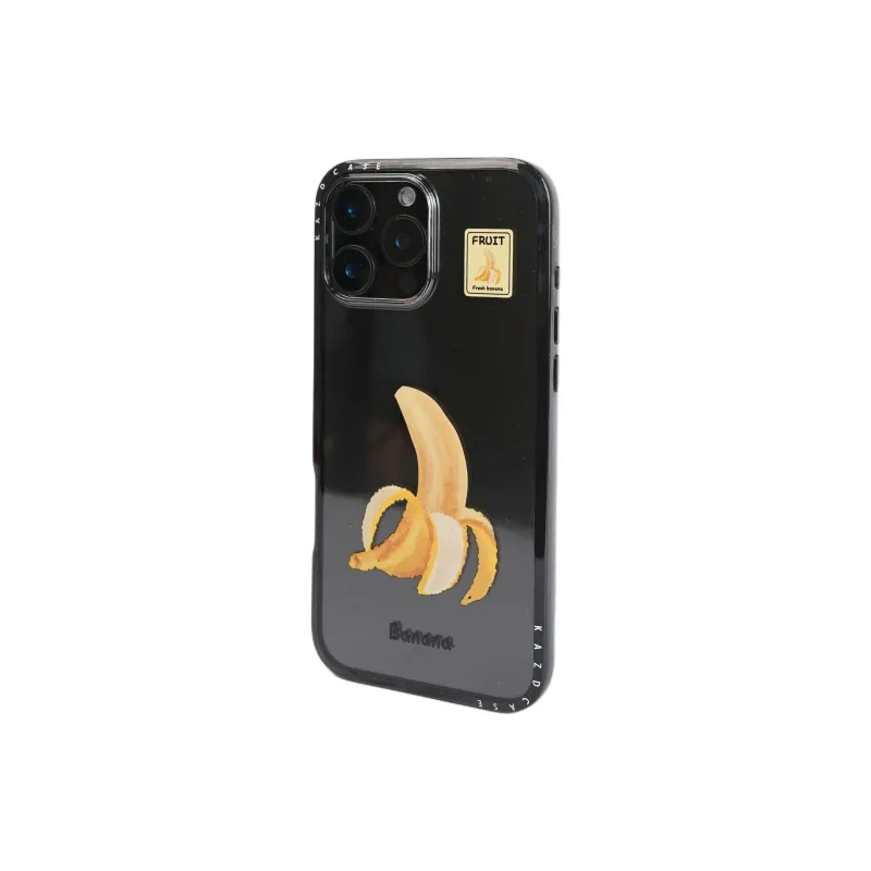 Sopi Acrylic Material Creative Banana Stand Phone Cases Compatible With IPhone 16/15 Pro Max/Apple 13/14 Pro/Max-6