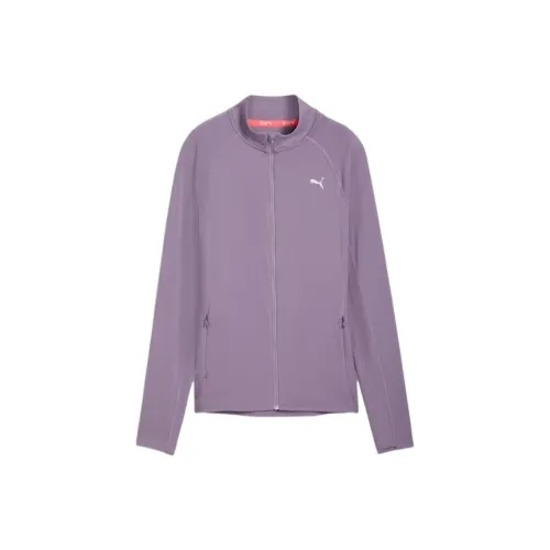 PUMA Run For Her Women's Ribbed Full-Zip