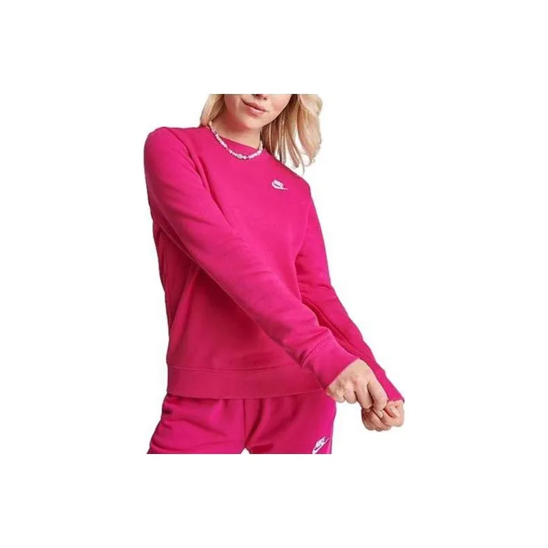 Nike SPORTSWEAR CLUB FLEECE Sweatshirt Women's Rose Red-0