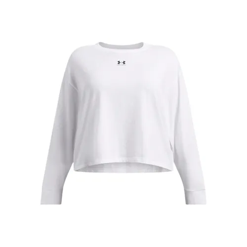 Under Armour RivalBoxy T-Shirt Women's White/Black