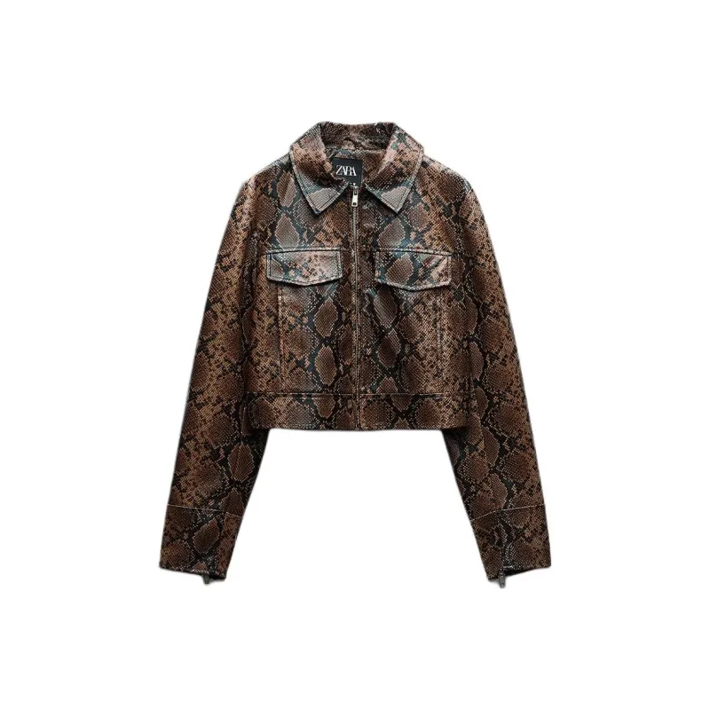ZARA Jackets Coats Women's Brown-0