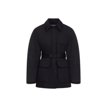 Jacquemus Le Blouson Bari Belted Waist Jacket