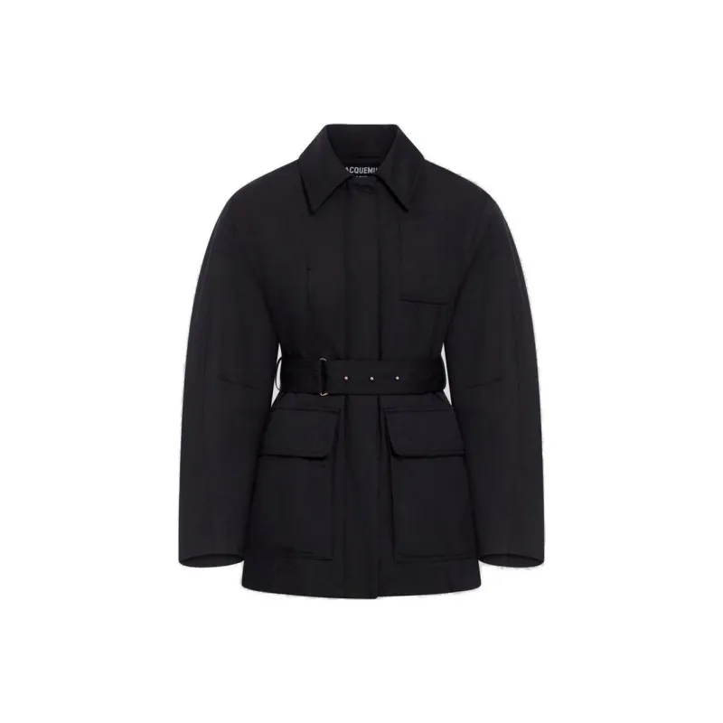 Jacquemus Le Blouson Bari Belted Waist Jacket-0