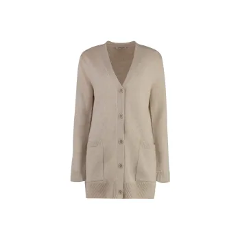 MaxMara Villar V Neck Long Sleeved Cardigan