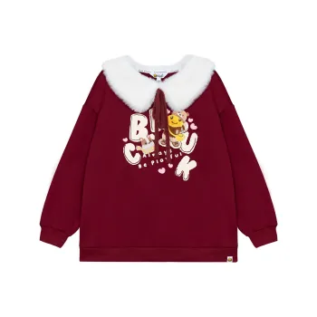 B.Duck Sweatshirt Women's Maroon