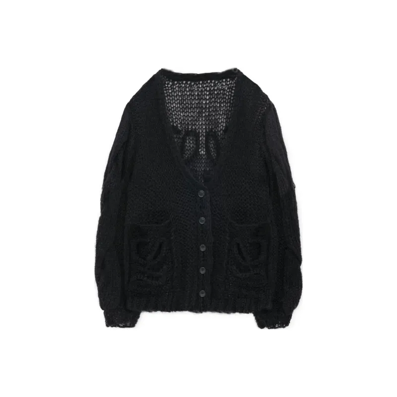 LOEWE Anagram FW24 Knitwear Women's Black-0