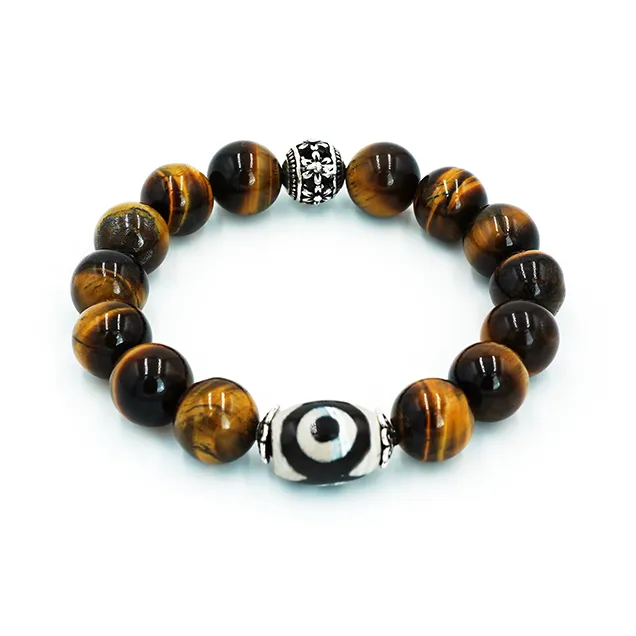 PAUL COSTELLOE Tiger's Eye Stone Bracelets Unisex-0