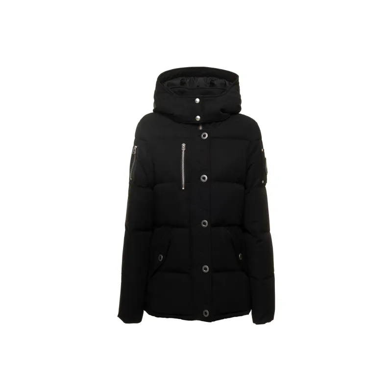 Moose Knuckles Down Jackets Women's Black-0
