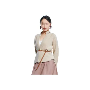 MIHUANG Cashmere Sweater Women's Beige Camel