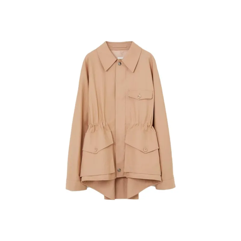 Burberry Gabardine Cotton Jacket-0