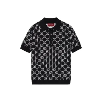 GUCCI Reversible Gg Jacquard Polo Shirt