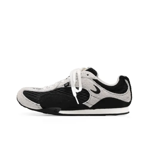 Cat&Sofa Non slip Lightweight Low Top Casual Shoes Unisex Black White