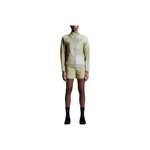 On Ultra Jacket Women's White/Sour Pea Green
