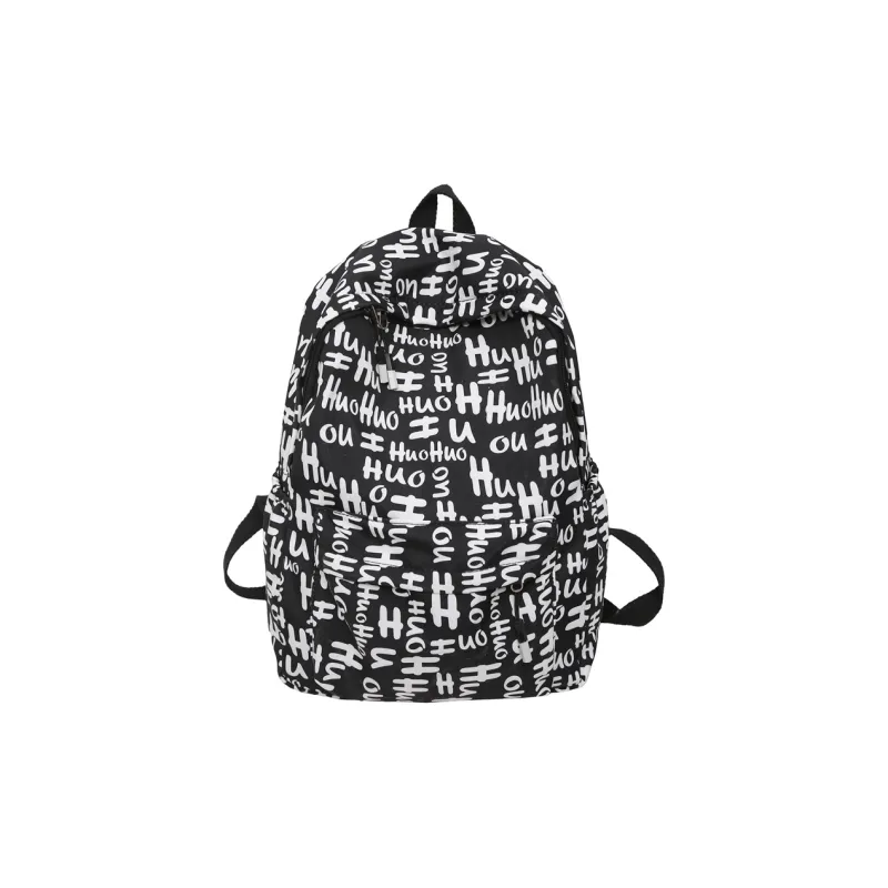 Moonshine Nylon Backpack Unisex Black/Blue/Red/Multicolor-0