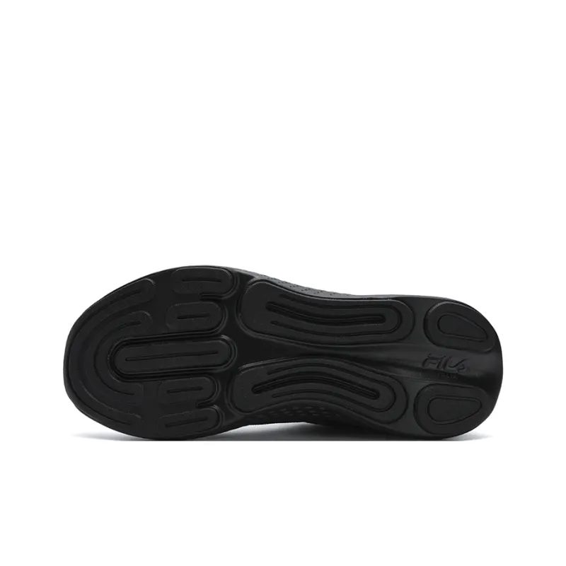 FILA Slip Resistant, Abrasion Resistant, Breathable, Lightweight Coverage Low Top Running Shoes Women's Steed Black-4