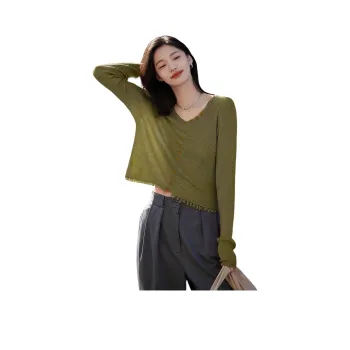 Demana Knitwear Women's Withered Grass Green