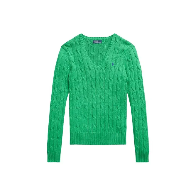 Polo Ralph Lauren FW23 Knitwear Women's Preppy Green-0