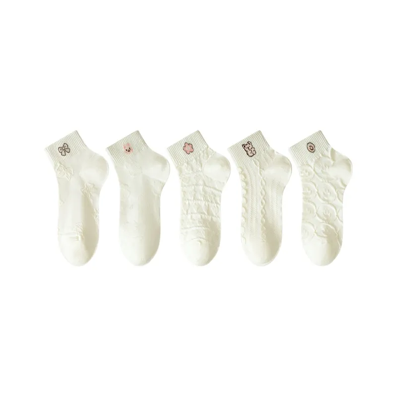 MIIOW Ankle Socks Women's 5 Pack-0