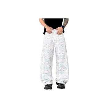 PANDA ADEVIL Jeans Unisex White