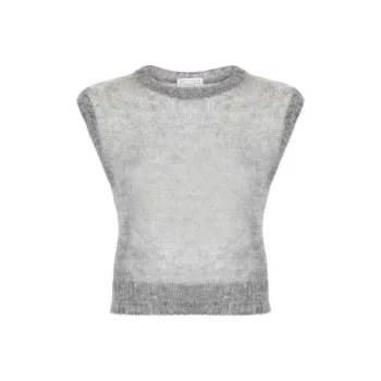 Brunello Cucinelli SS24 Knitwear Women's Gray