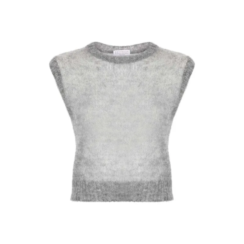 Brunello Cucinelli SS24 Knitwear Women's Gray-0