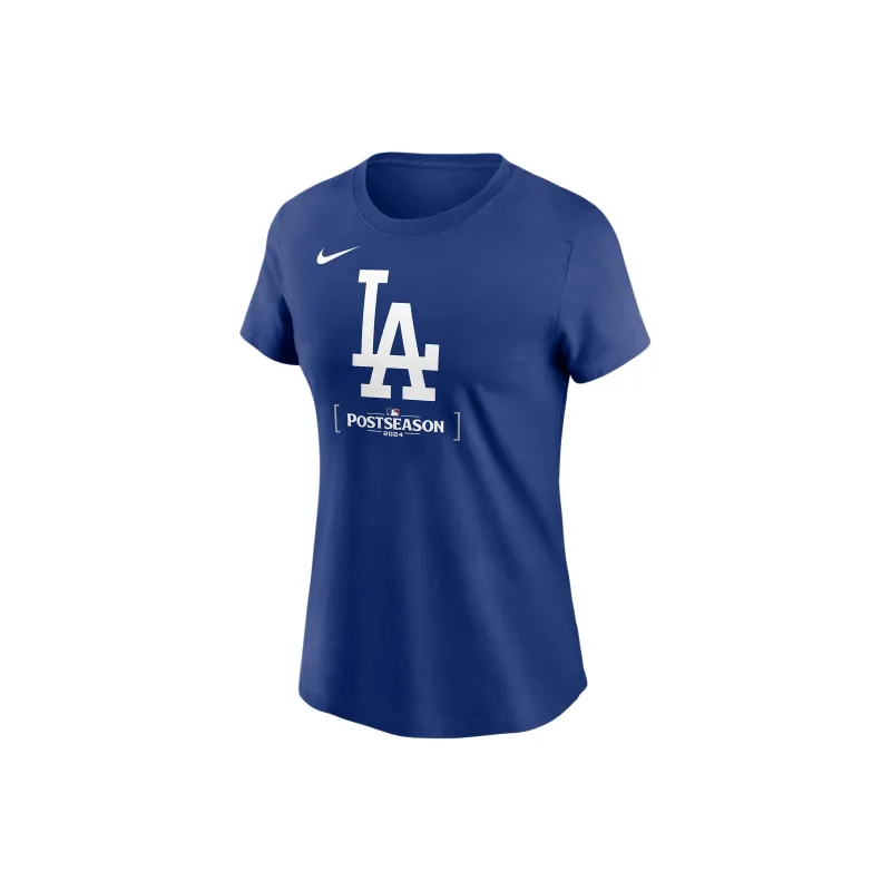 Nike Cooperstown Wordmark MLB Los Angeles Dodgers Women's T-Shirt-0