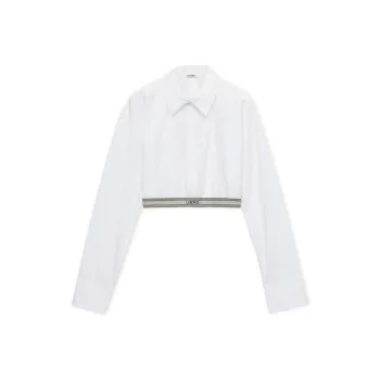LOEWE Cropped Shirt 'Optic White'
