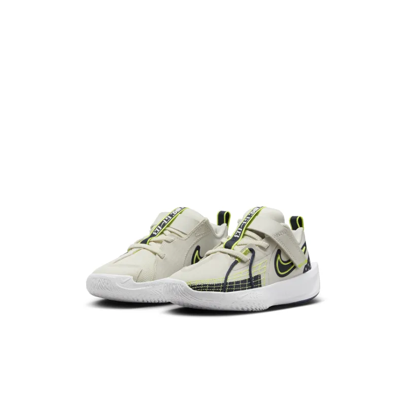 Nike G.T. Cut 3 Low Top Children's Basketball Shoes Phantom Gray White/Light Lemon/Obsidian Color/White Kids'-2