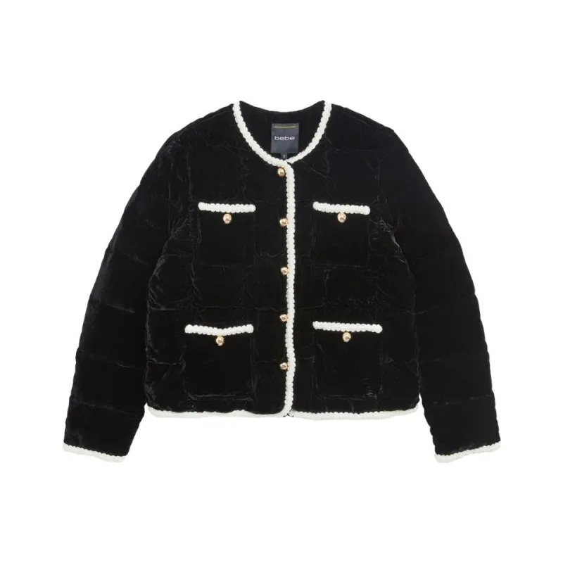 Bebe FW23 Down Jacket Women's Black-0