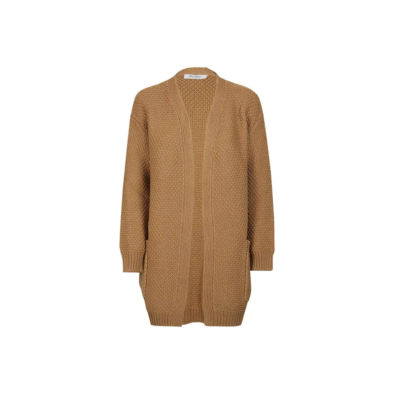 MaxMara Open-Front Knitted Cardigan-0