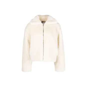 CALVIN KLEIN Jackets Coats Women's Ecru