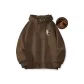 Dark Brown, Fleece-Lined