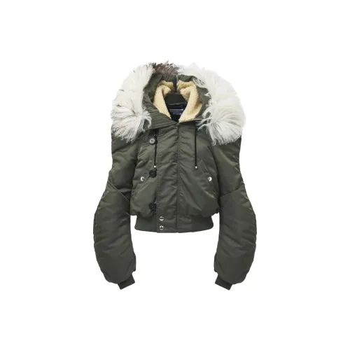 Alexander McQueen Shearling trim Bomber Jacket