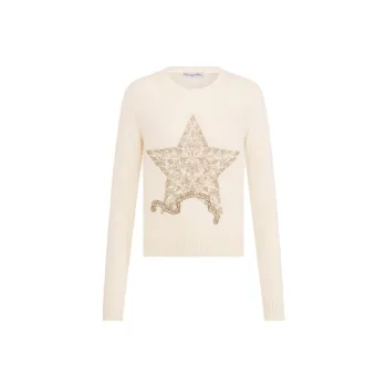 DIOR Cashmere Sweater Women's Ecru