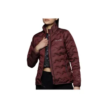 Columbia Maroon Delta Ridge Down Jacket Jackets Coats Women's Marlbeke Color
