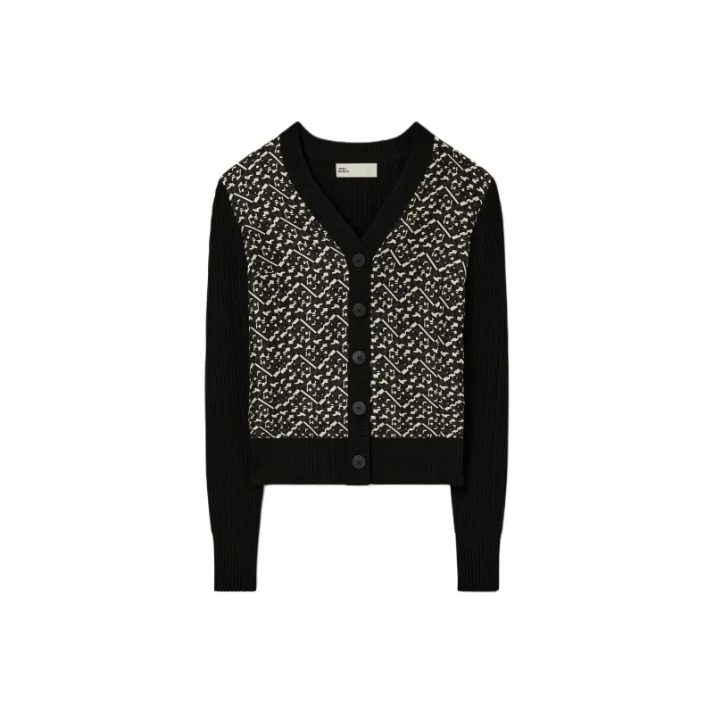 TORY BURCH Intarsia knit Cardigan-0