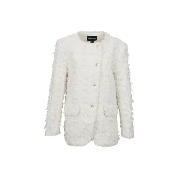 URBAN REVIVO Jacket Women's Raw White
