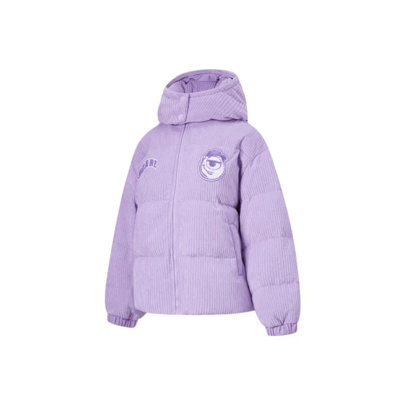 LiNing x Disney Monsters University Co branded Series Down Jacket Women's Vero Rose Purple-0