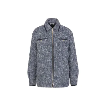 Moncler Collared Zip Up Jacket