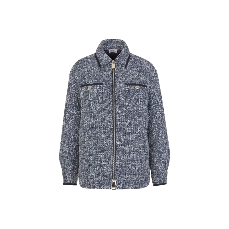 Moncler Collared Zip Up Jacket-0
