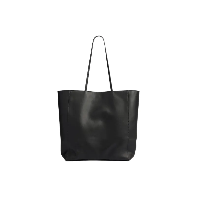 Balenciaga Hourglass Cow Leather Tote Bag, Shopping Bag, Handbag, Shoulder Bag Women's Black-3