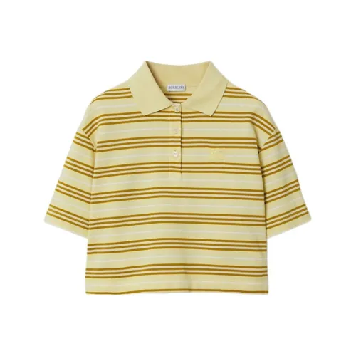 Burberry Polo Shirt Women's Snowflake Stone Color
